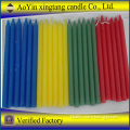 Stearic acid candle Holiday use different color candle